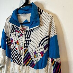 Women’s | Vintage Misty Valley Sport Windbreaker Jacket | Large